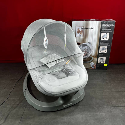 Popypapa – Balancelle électrique pour bébé avec Bluetooth