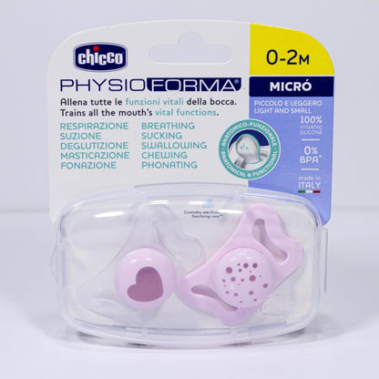 Chicco – Sucette PhysioForma Micro 0-2 mois
