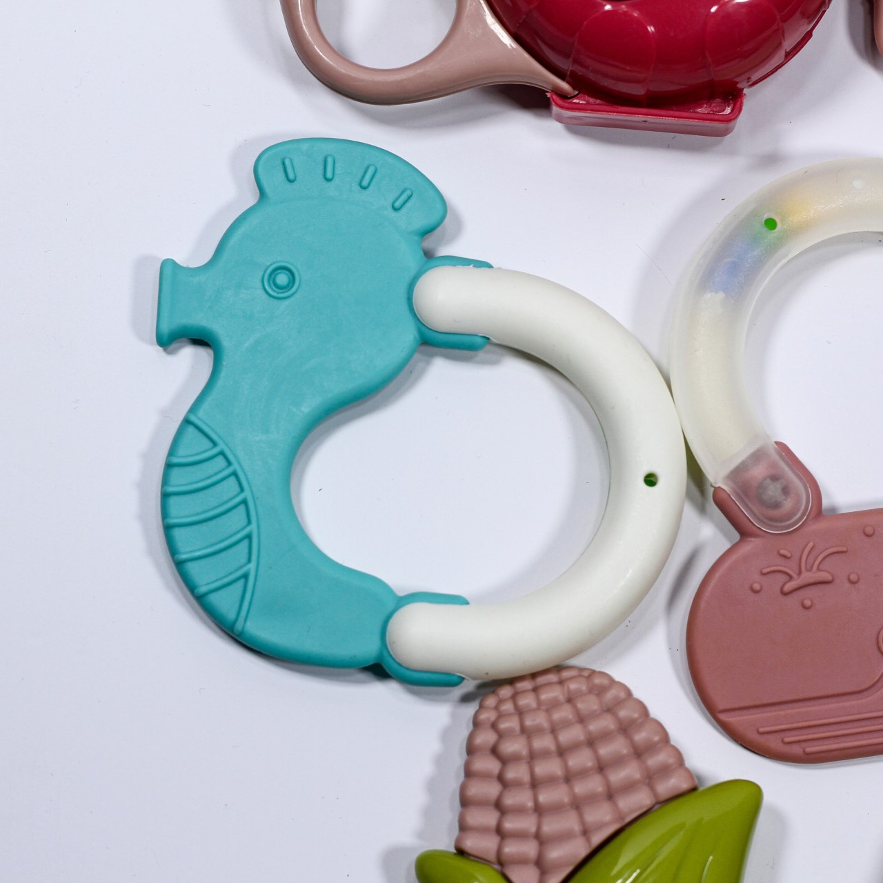 Set de Hochets & Anneaux de Dentition Bébé – Jouets Sensoriels Colorés 3M+