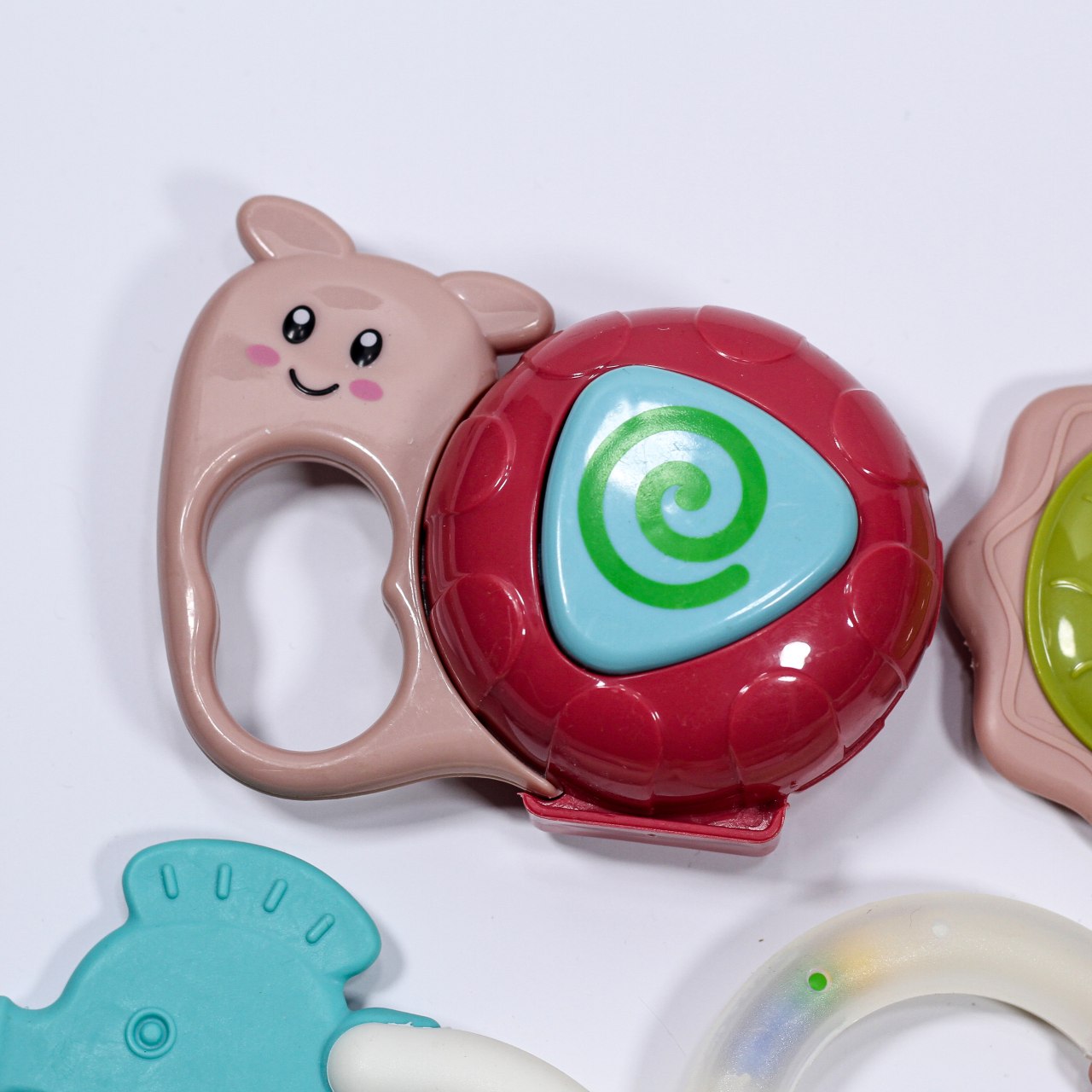 Set de Hochets & Anneaux de Dentition Bébé – Jouets Sensoriels Colorés 3M+