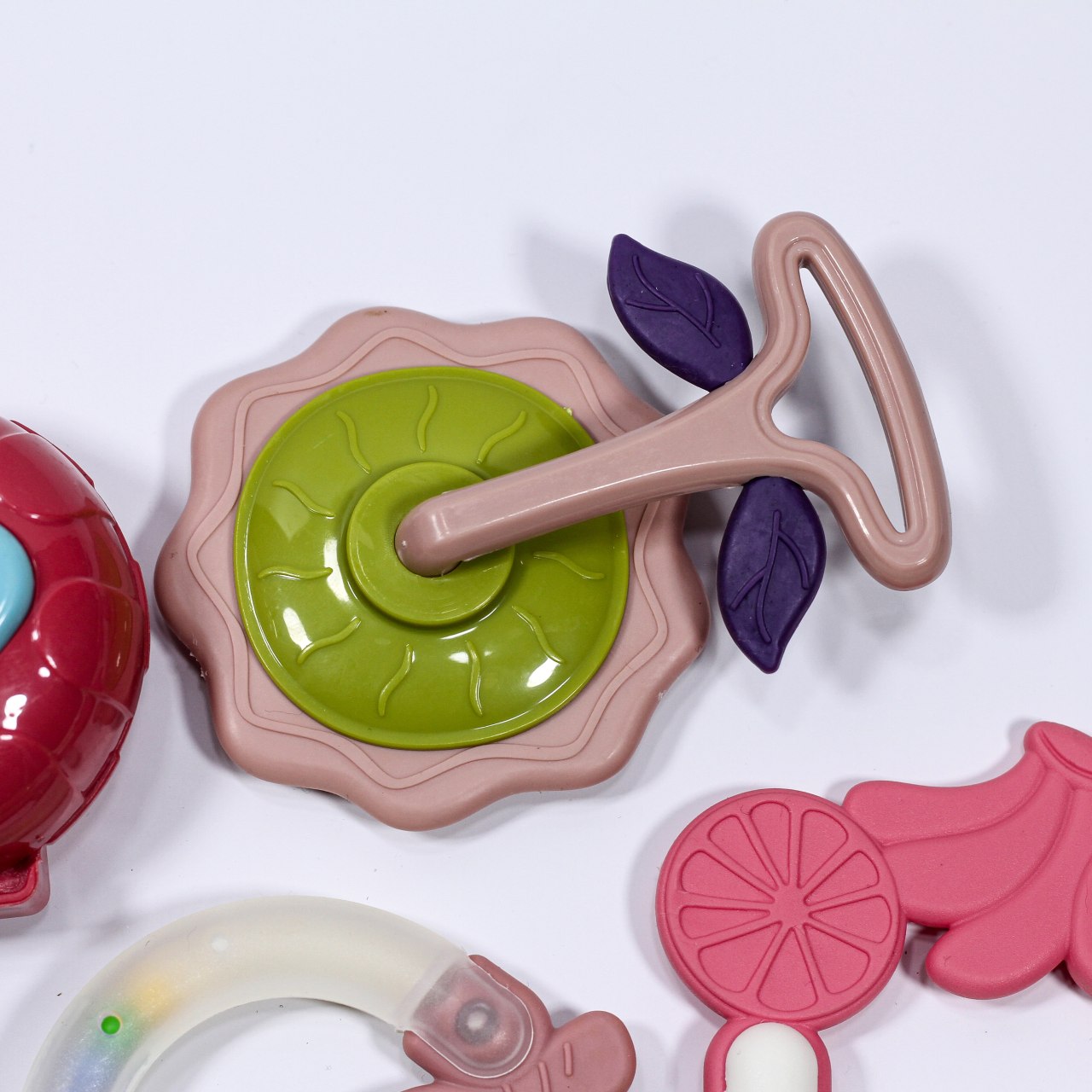Set de Hochets & Anneaux de Dentition Bébé – Jouets Sensoriels Colorés 3M+