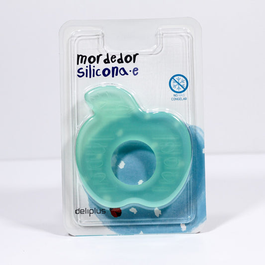 Anneau de dentition bébé en silicone forme pomme