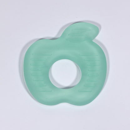 Anneau de dentition bébé en silicone forme pomme