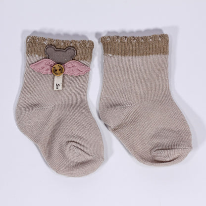Lot de 3 chaussettes pour bébé fille à motifs floraux