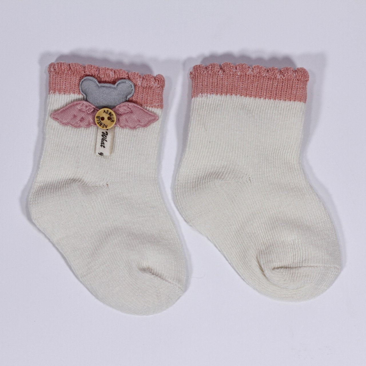 Lot de 3 chaussettes pour bébé fille à motifs floraux