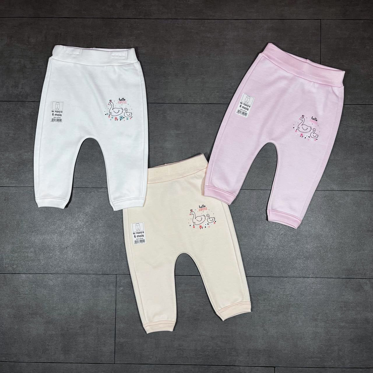 Pantalon bébé en coton doux