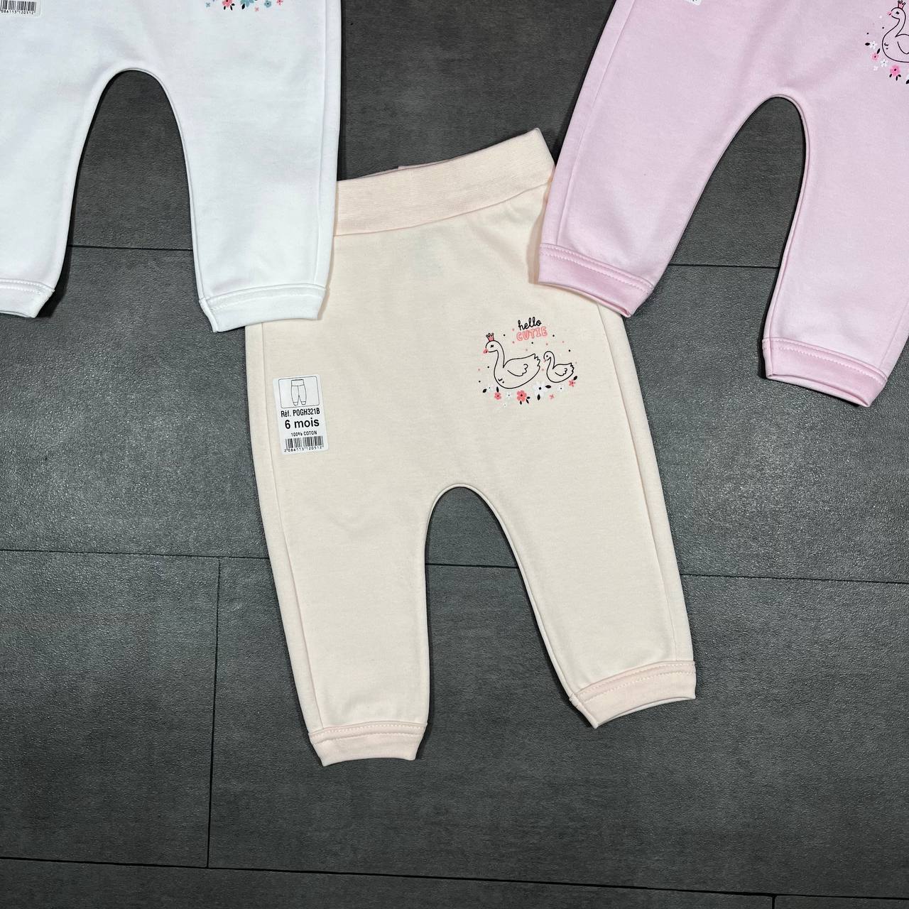 Pantalon bébé en coton doux