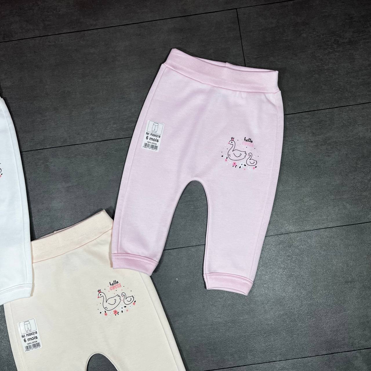 Pantalon bébé en coton doux
