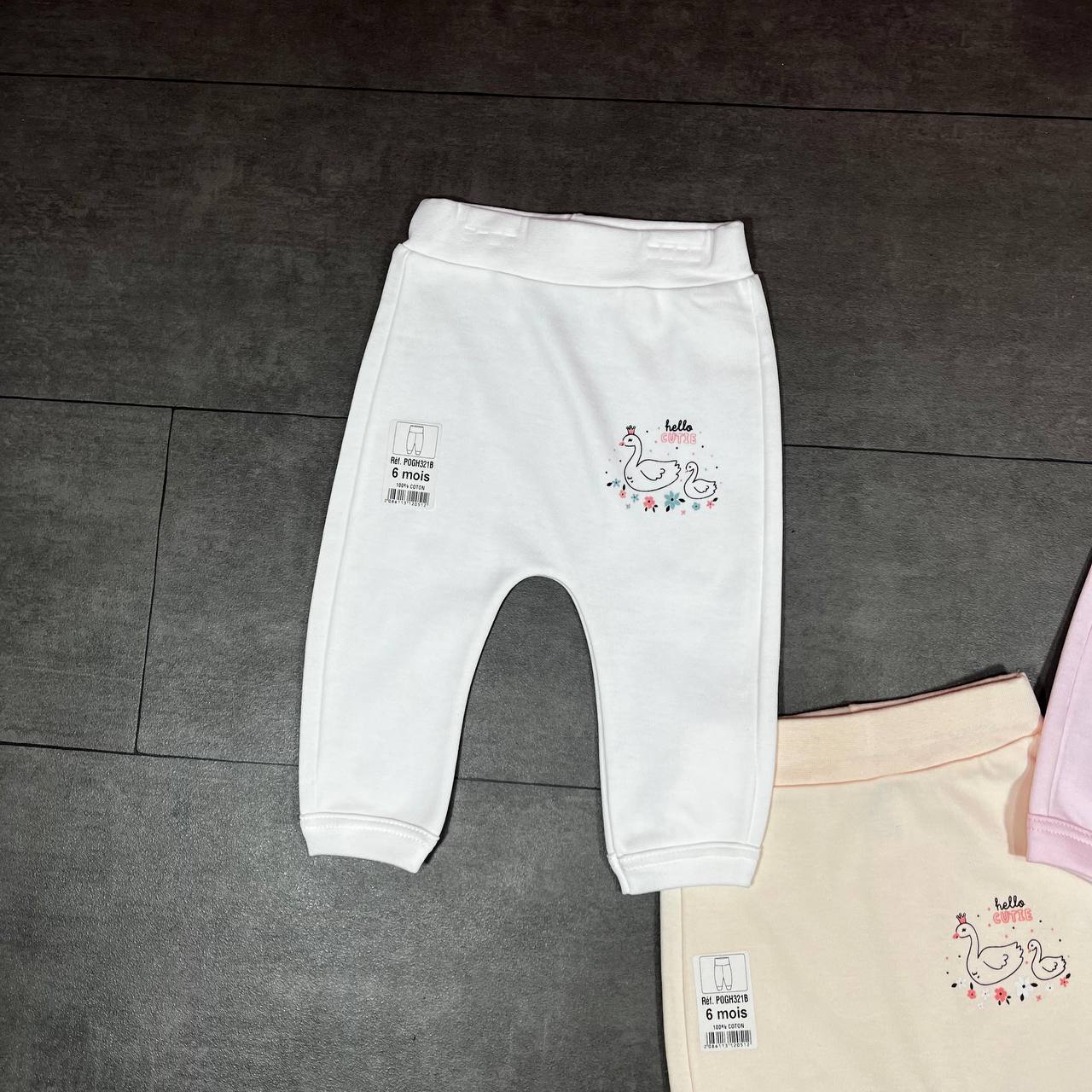Pantalon bébé en coton doux