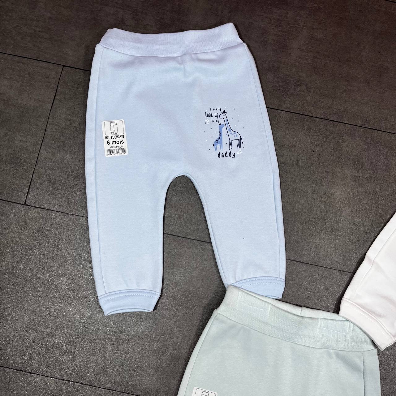 Pantalon bébé en coton doux