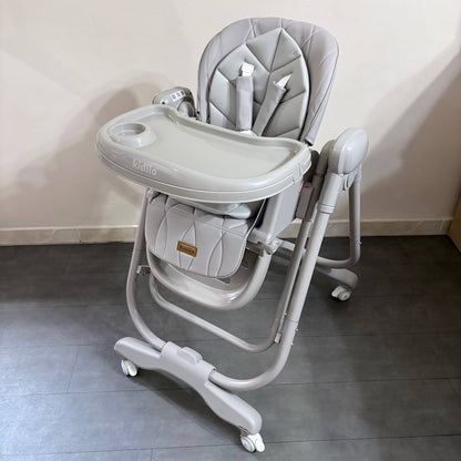 Kidilo – Chaise haute 2en1 avec fonction balançoire électrique et télécommande – Modèle KD002