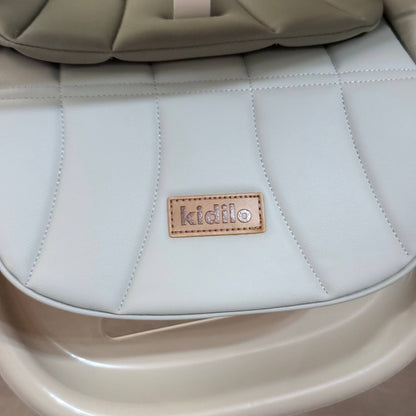 Kidilo – Chaise haute 2en1 avec fonction balançoire électrique et télécommande – Modèle KD001