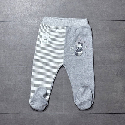 Pantalon bébé en coton doux ( pieds fermés )