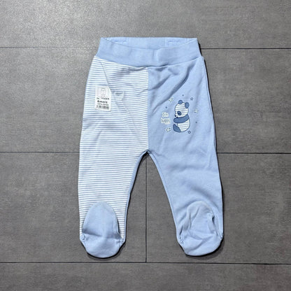 Pantalon bébé en coton doux ( pieds fermés )