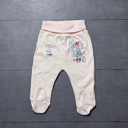 Pantalon bébé en coton doux ( pieds fermés )