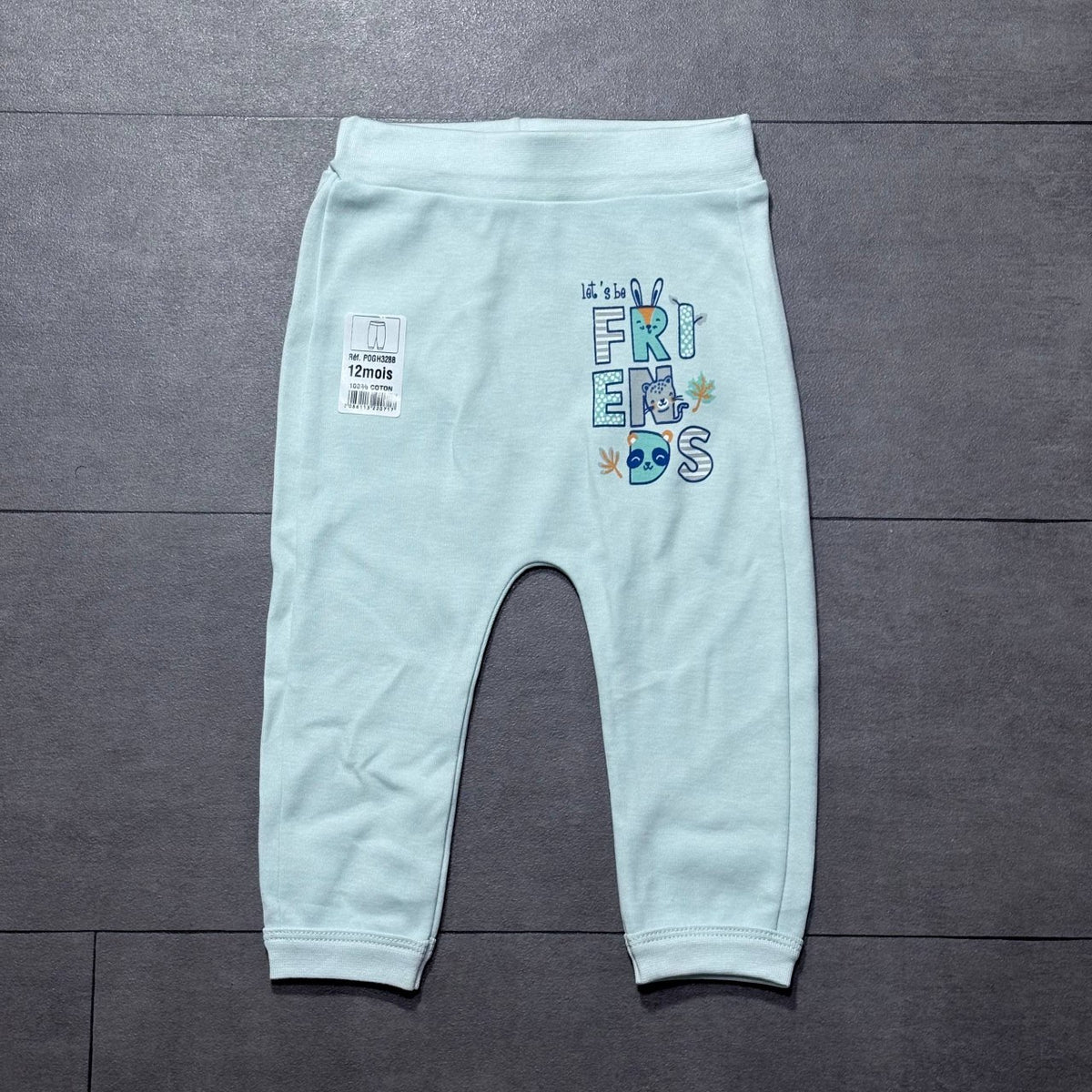 Pantalon bébé en coton doux