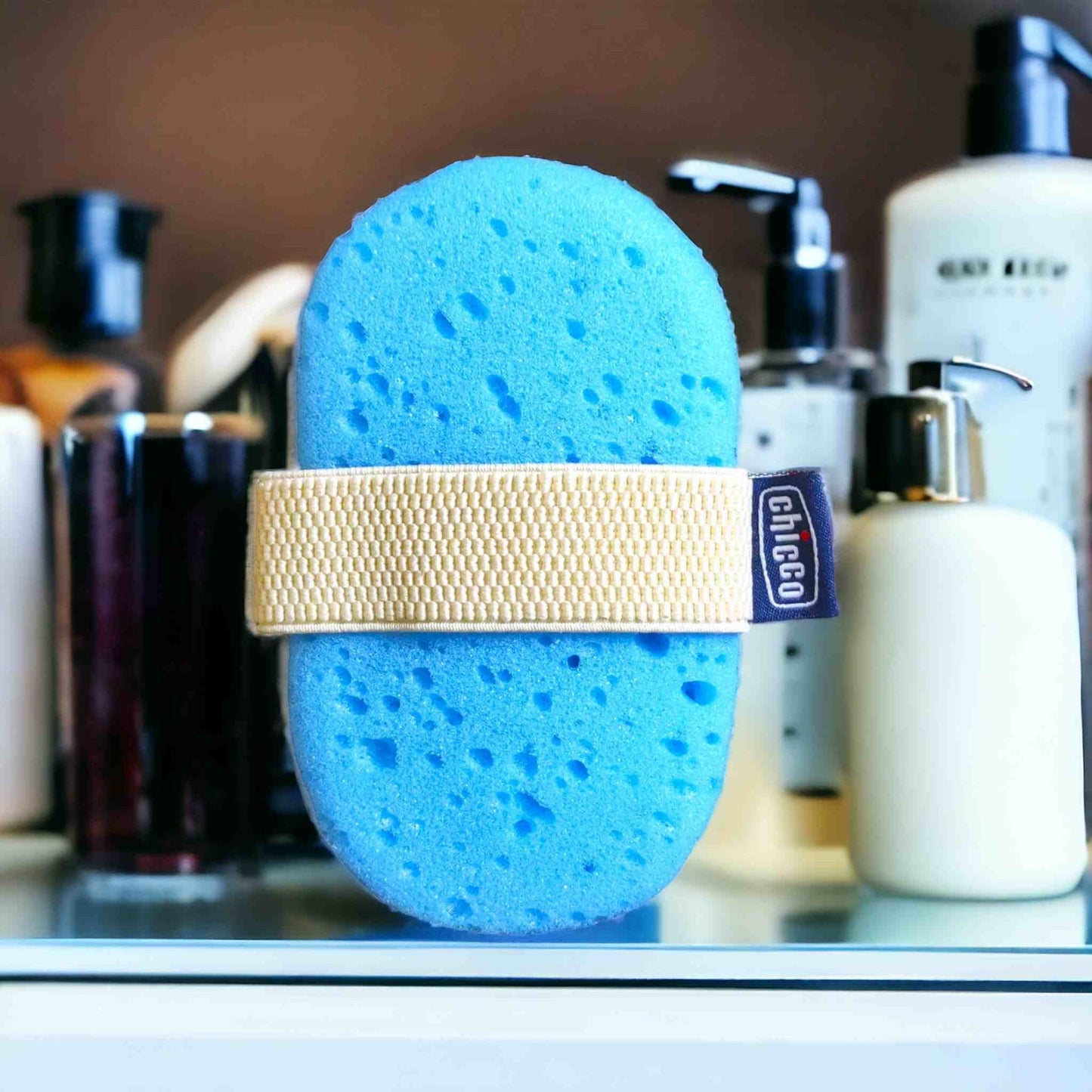 Chicco - Gant de bain éponge