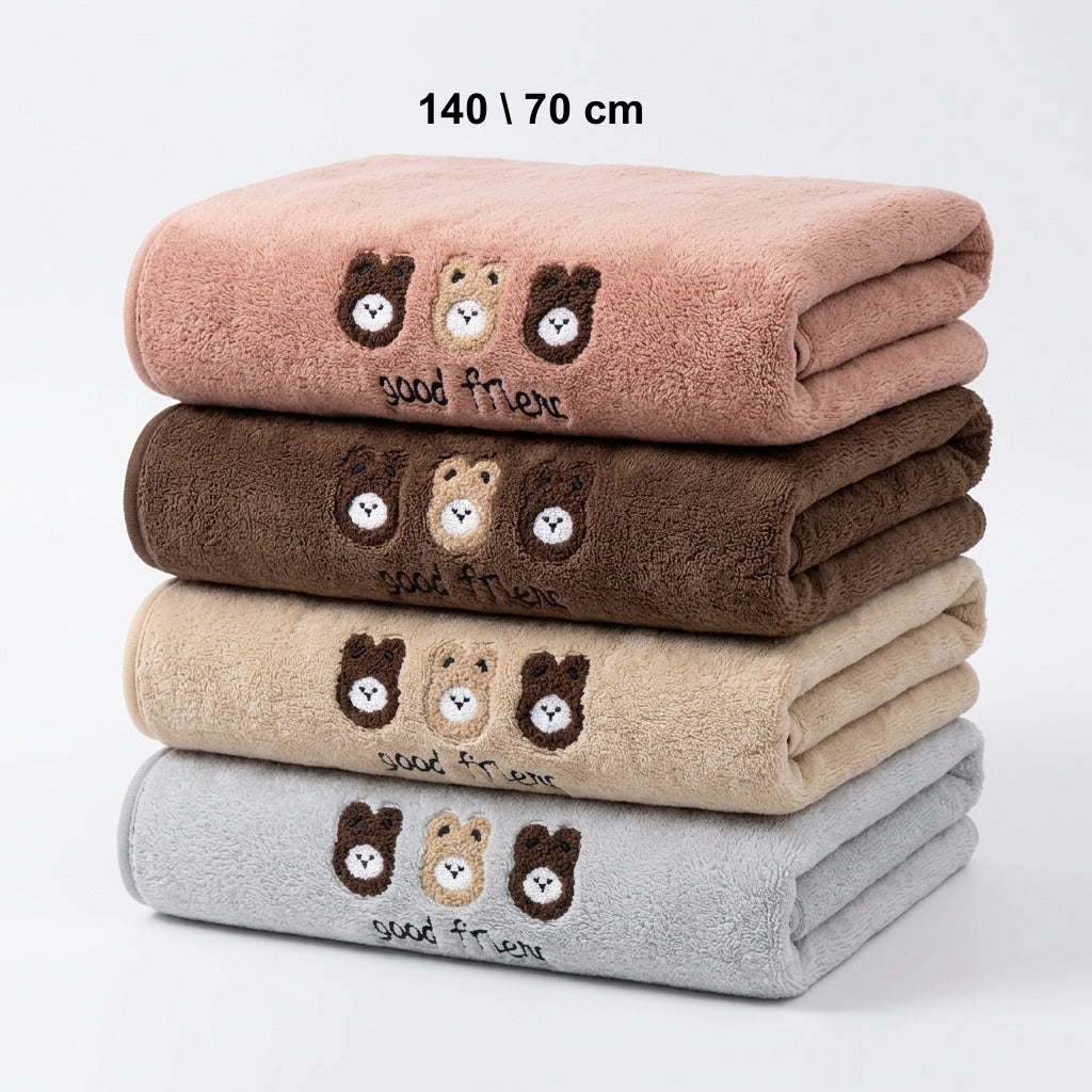Serviette de Bain Douce pour Bébé 140x70cm