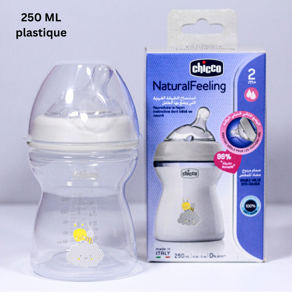 Chicco - Biberon en Plastique - NaturalFeeling