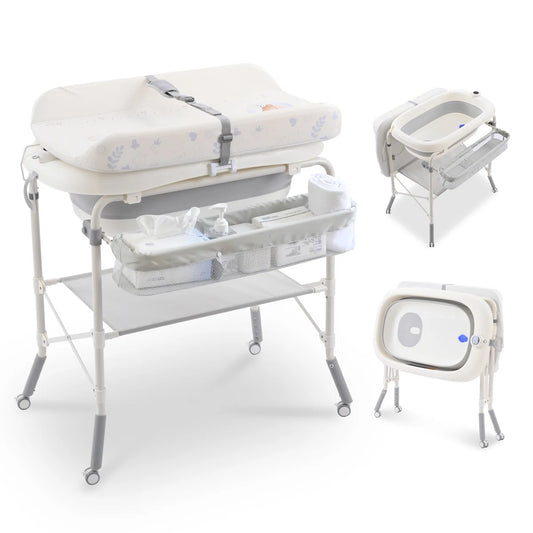 POPYPAPA – Baignoire et table à langer pliables 6 en 1