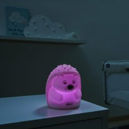 Chicco – Veilleuse Sweet Lights rechargeable et portable – Motif hérisson