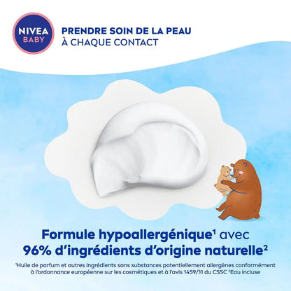 NIVEA – Baby Soft Crème Visage & Corps Hydratante à l’Huile d’Amande & Vitamines B5, C, E