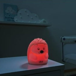 Chicco – Veilleuse Sweet Lights rechargeable et portable – Motif hérisson