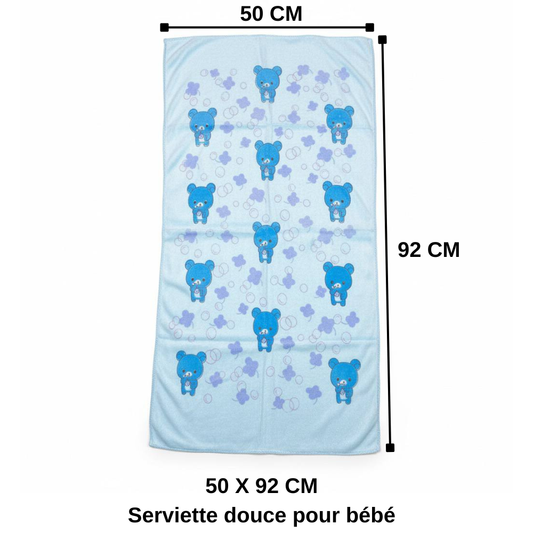 Serviette douce pour bébé – 92x50 CM