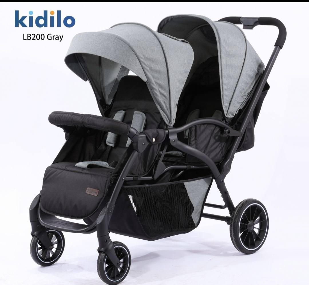 KIDILO – Poussette Double Jumeaux LB200