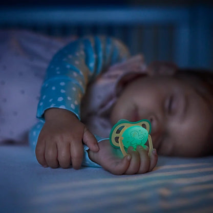 Philips Avent - Sucette 2 pieces - Ultra Air Nighttime SCF376/17