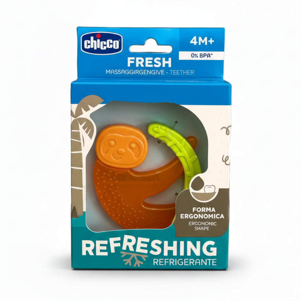 Chicco – Anneau de dentition réfrigérant Paresseux Fresh 4M+