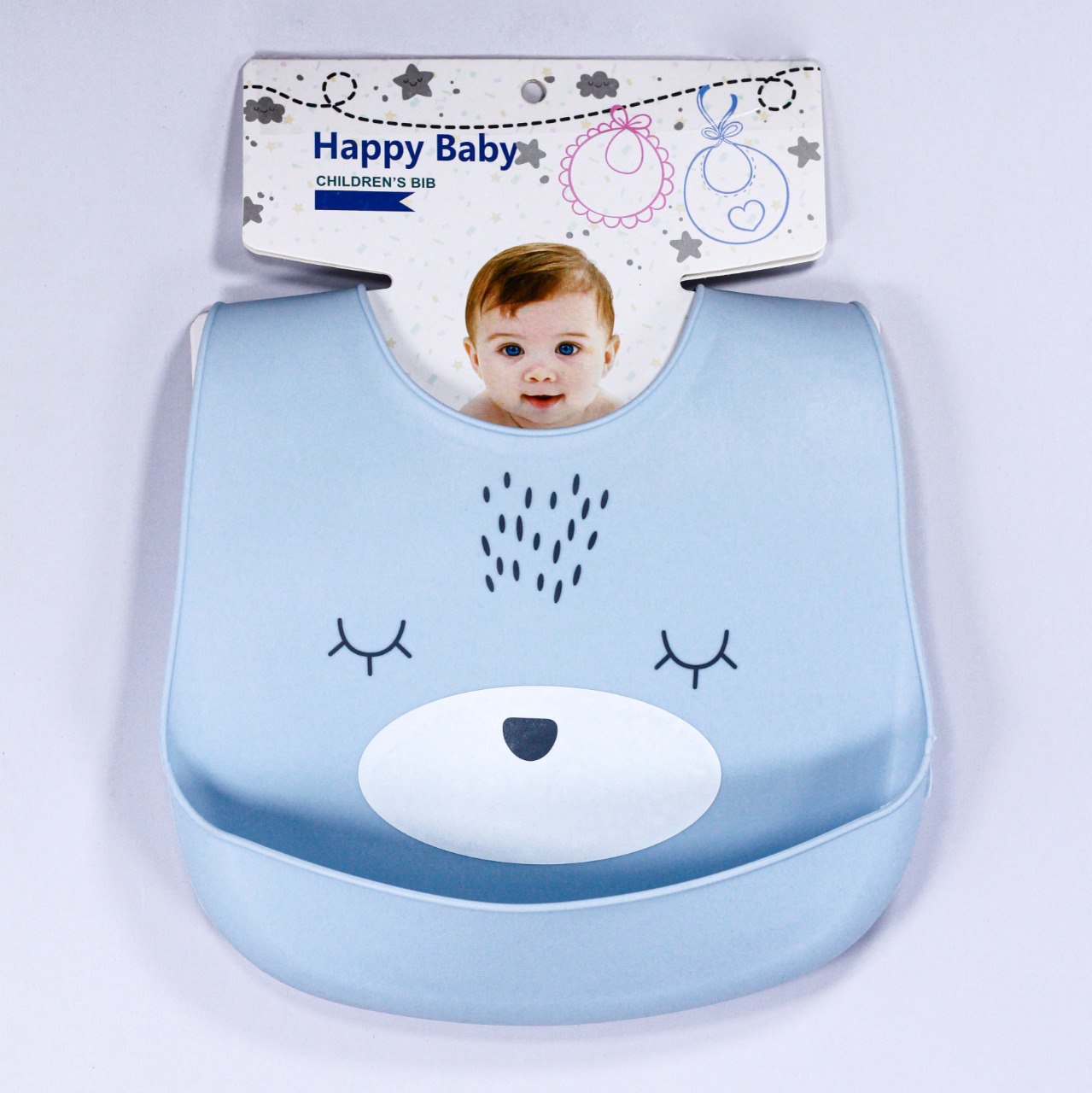 Bavoir en silicone - HAPPY BABY