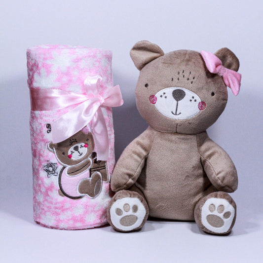 Couverture et peluche Hippo Baby