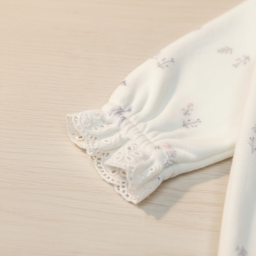 Grenouillère bébé en velours