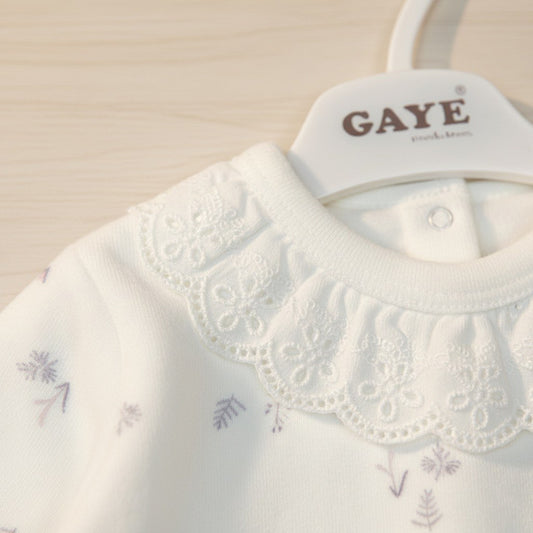 Grenouillère bébé en velours