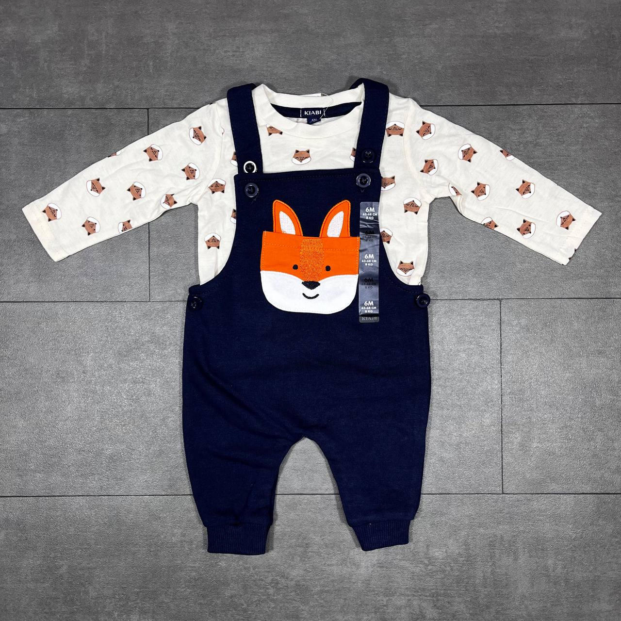 Ensemble 2 pieces -Salopette + tee-shirt