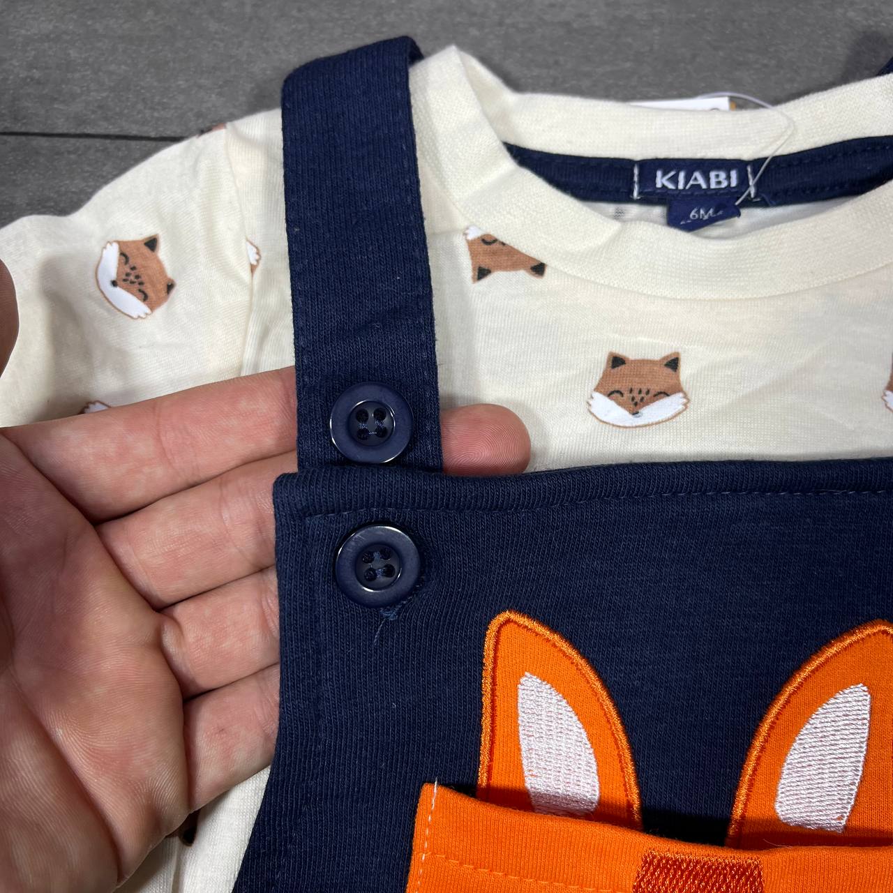 Ensemble 2 pieces -Salopette + tee-shirt