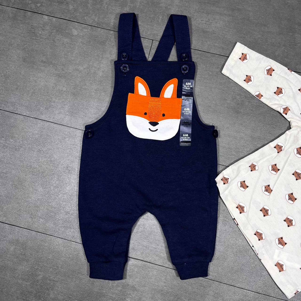 Ensemble 2 pieces -Salopette + tee-shirt