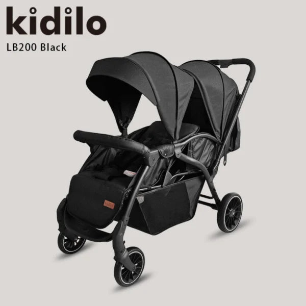 KIDILO – Poussette Double Jumeaux LB200