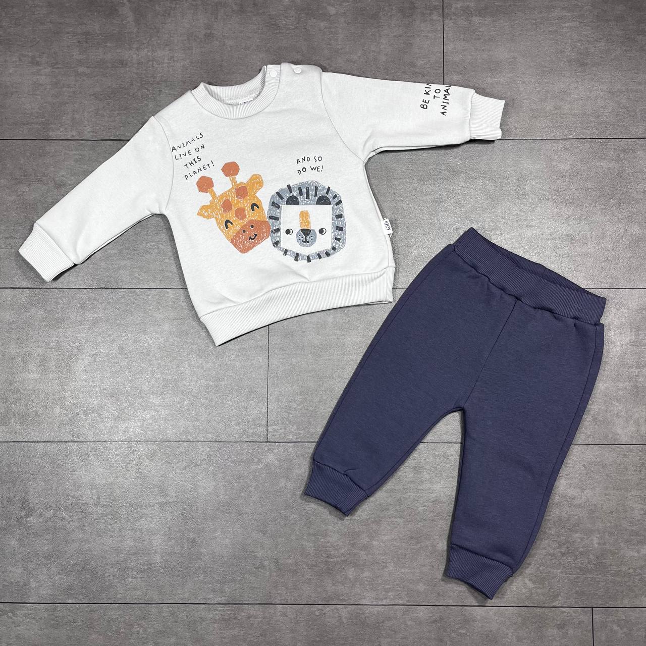 Ensemble jogging bébé motif Animaux – Iggy