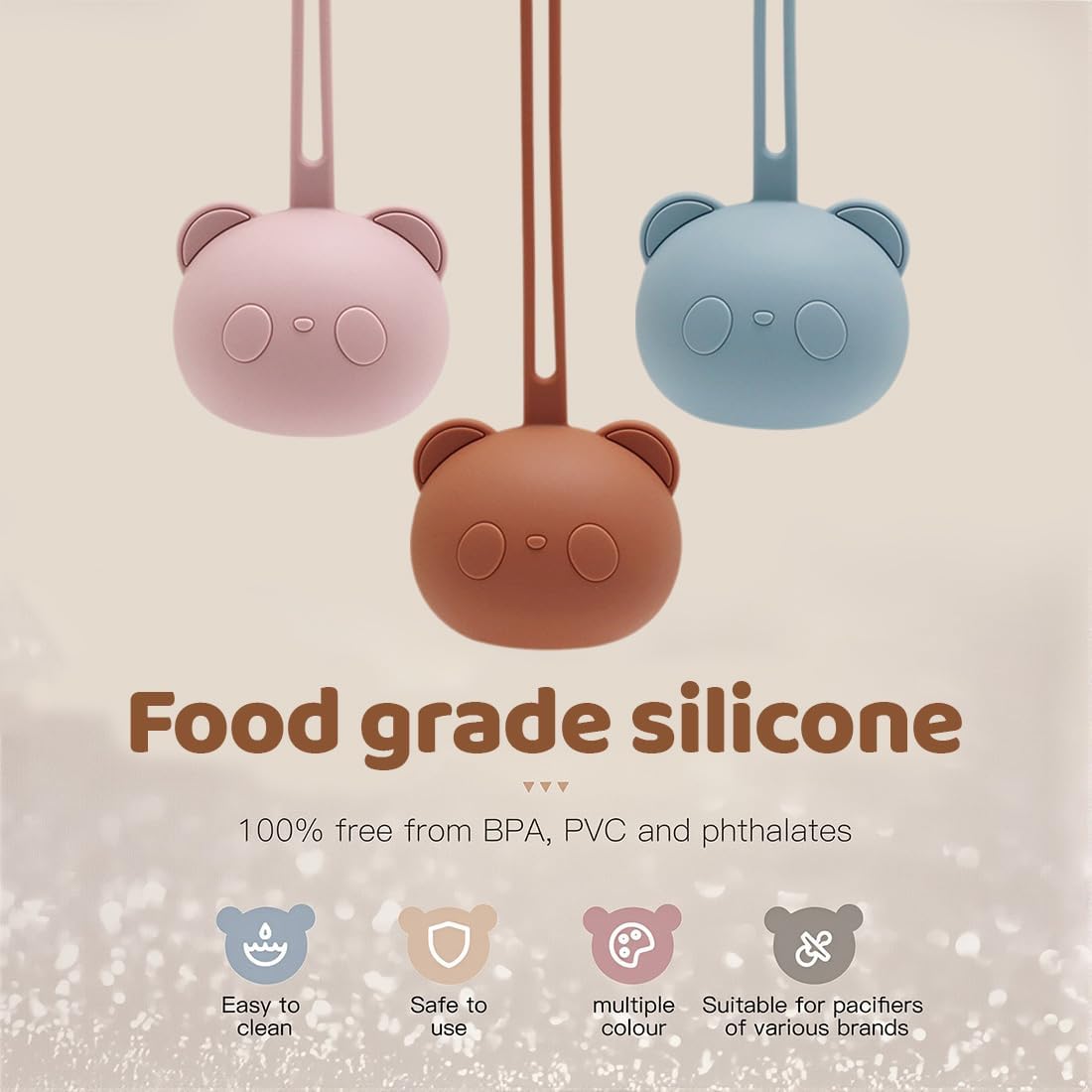 Bles – Port-sucette en Silicone