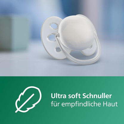 Philips Avent - Coffret Biberons en Verre  Natural Response – Pure Glass (120ml + 2x240ml) + Sucette ultra douce