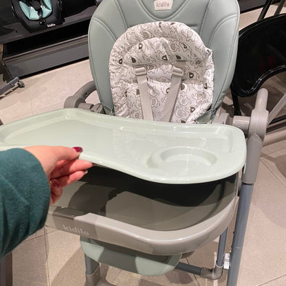 Kidilo – Chaise haute 2-en-1 avec fonction balançoire – Modèle KD305
