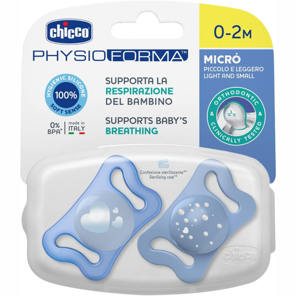 Chicco – Sucette PhysioForma Micro 0-2 mois