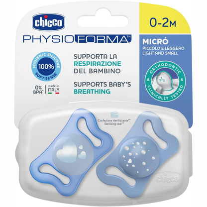 Chicco – Sucette PhysioForma Micro 0-2 mois