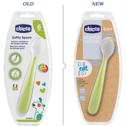 Chicco – Cuillère en silicone Super Soft pour bébé 6m+