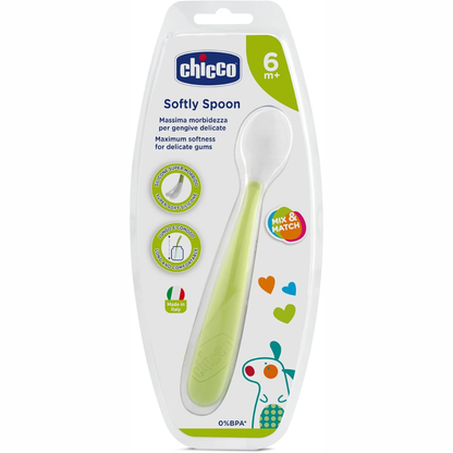 Chicco – Cuillère en silicone Super Soft pour bébé 6m+