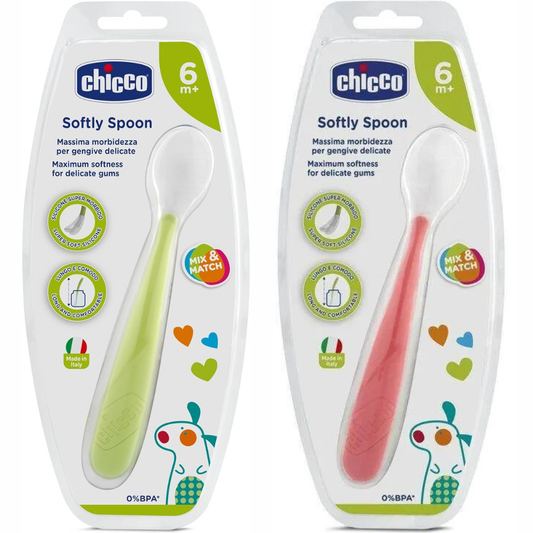 Chicco – Cuillère en silicone Super Soft pour bébé 6m+