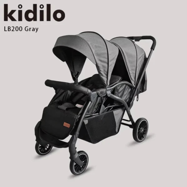 KIDILO – Poussette Double Jumeaux LB200
