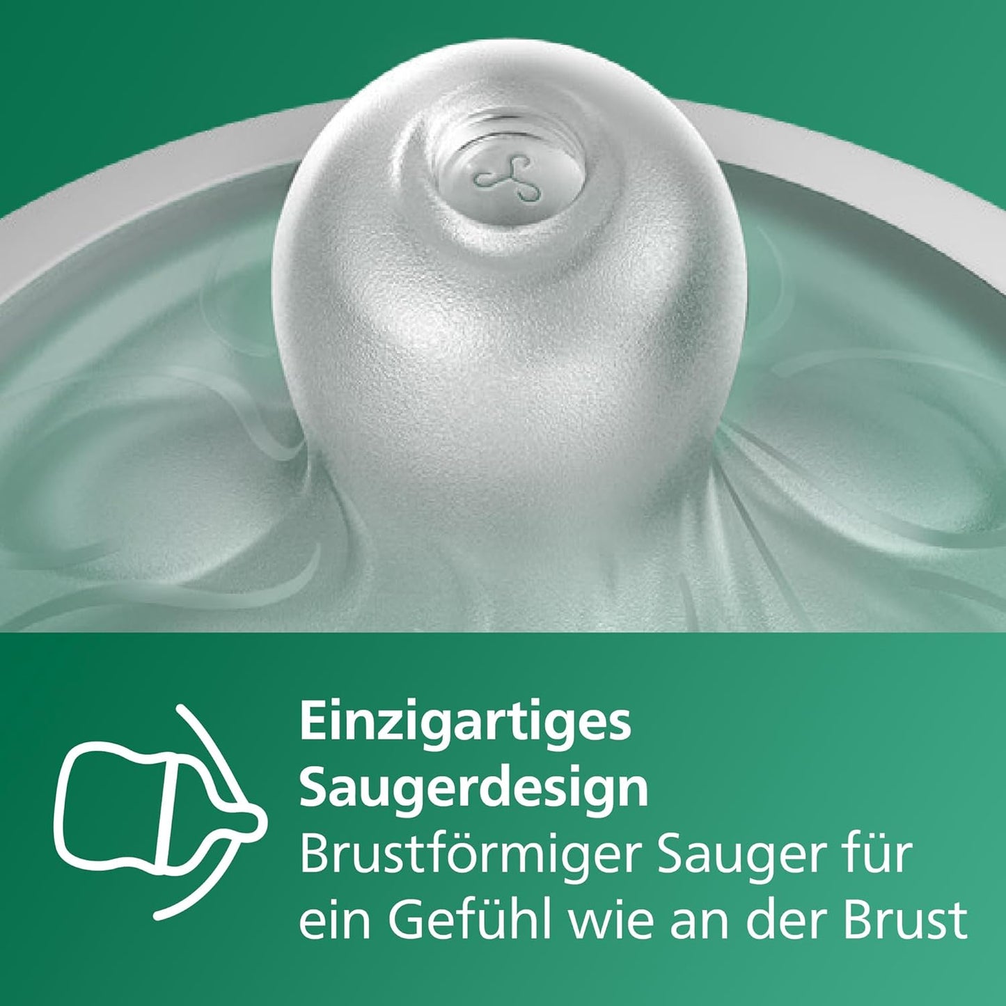 Philips Avent - Coffret Biberons en Verre  Natural Response – Pure Glass (120ml + 2x240ml) + Sucette ultra douce